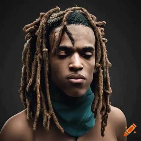 Stylish black man with dreadlocks and ski mask on Craiyon