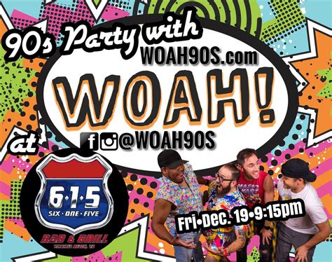 WOAH! 90s Party at 615 Bar & Grill, 615 Bar & Grill, Virginia Beach, 19 ...