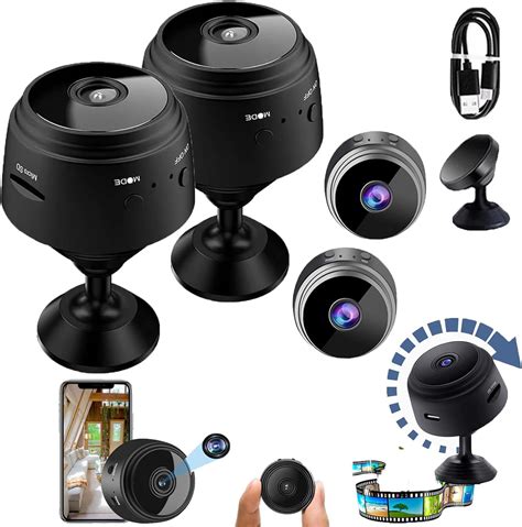 Spy Camera 1080P WiFi Hidden Camera Wireless Indoor Secret Magnetic ...