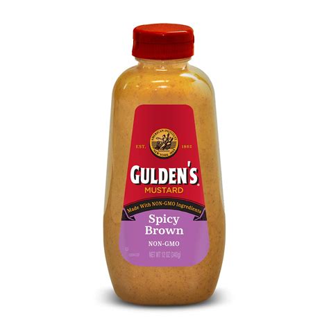 Amazon.com : Gulden's Spicy Brown Mustard, 12 Oz : Grocery & Gourmet Food