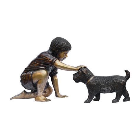Boy with dog - Handicraft product for decoration- Buy it now – RANI ...
