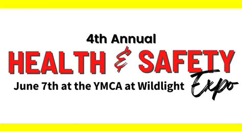 Pre-Registration for the 4th Annual Health and Safety Expo, YMCA at ...