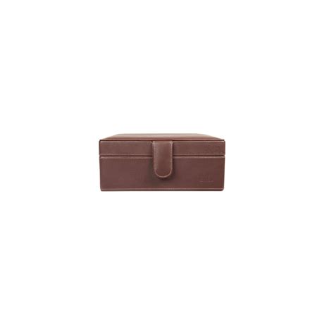 Elan Leather 6 Watch Case - Brown – Makoba
