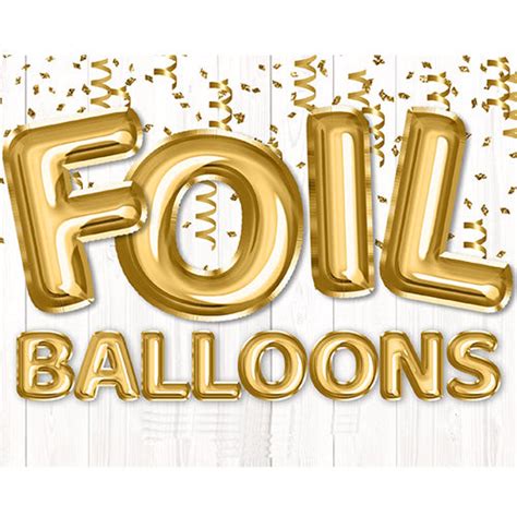Foil Alphabet Balloons at Unbeatable Prices | Number Foil Balloons in ...