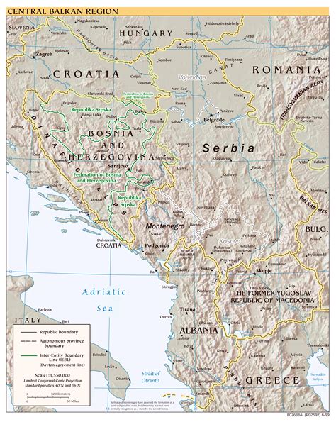 Maps of Balkans | Detailed Political, Relief, Road and other maps of ...