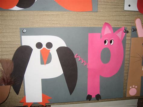 "Pp" Letter of the week art project: penguin & pig | Letter p crafts ...