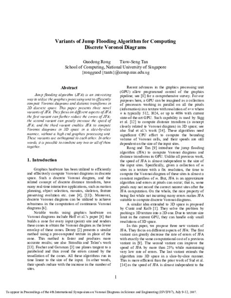 Jump Flood Algorithm 的图像结果