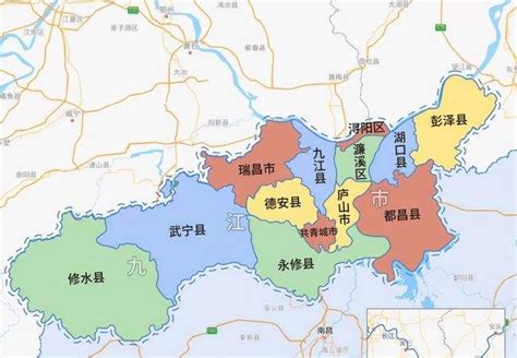 九江市地图最新-图库-五毛网