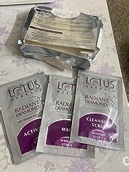 Buy Lotus Herbals Radiant Diamond Cellular Radiance 5 In 1 Facial Kit ...