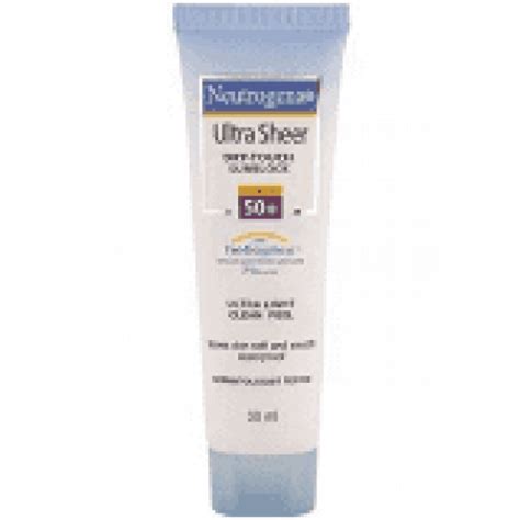 Neutrogena Ultra Sheer Dry Touch Sunblock Spf-50 - 30 ml : Buy ...