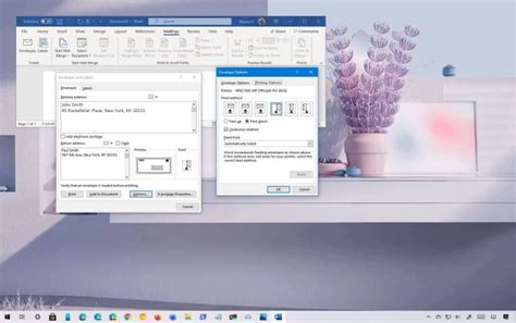 Image result for How to Print Address On Envelope Using Word