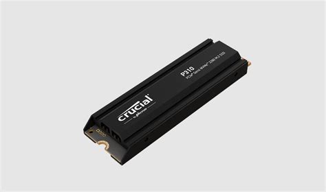 Crucial P310 Gen4 M.2 2280 SSD with heatsink