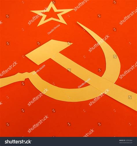 Communist Cccp Flag Hammer Sickle Symbols库存照片52095964 | Shutterstock