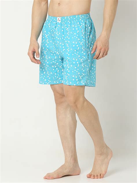 Men Premium Cotton Boxer Shorts- Underjeans By Spykar