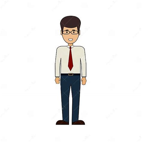 Cartoon Business Man Standing 的图像结果