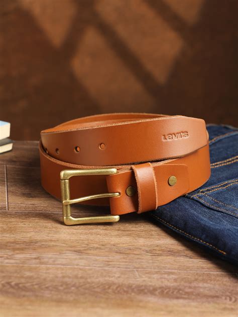 Men's Tan Solid Belt – Levis India Store