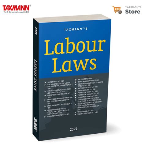 Buy Taxmann's Labour Laws – Comprehensive Coverage of 20+ Indian Labour ...
