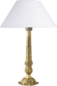 Homesake Classic Antique Golden Carving Metal Table Lamps with shade ...