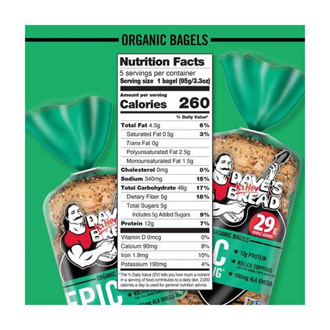 Buy Dave's Killer Bread Epic Everything Bagels, 5 ct from Dollar ...