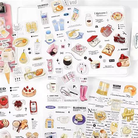Journal Fragment Series Sticker Sheets
