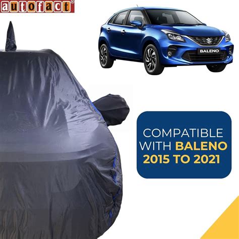 Maruti Baleno Car Cover CoreProtect Water Resistant with Mirror Pockets