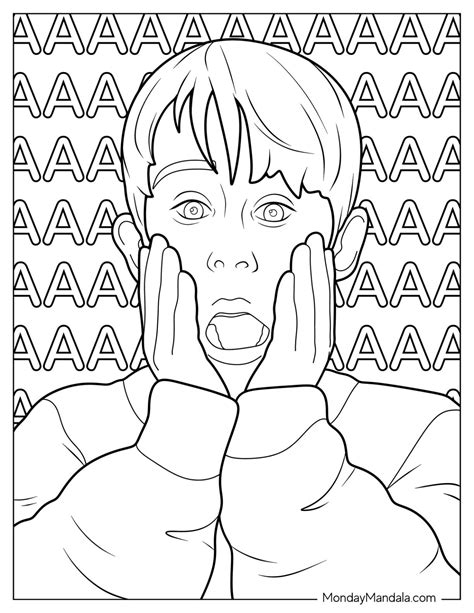 20 Home Alone Coloring Pages (Free PDF Printables) | Cartoon coloring ...