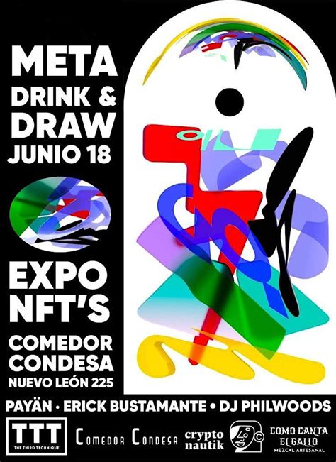 Meta Drink & Draw 2.0, COMEDOR CONDESA, Ciudad de México, 18 June 2023 ...