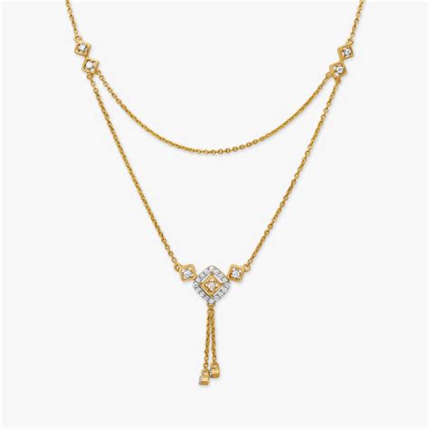 Double layer Diamond Necklace