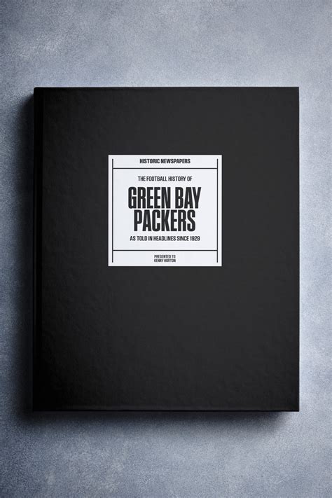 Green Bay Packers Gifts - Football History Book