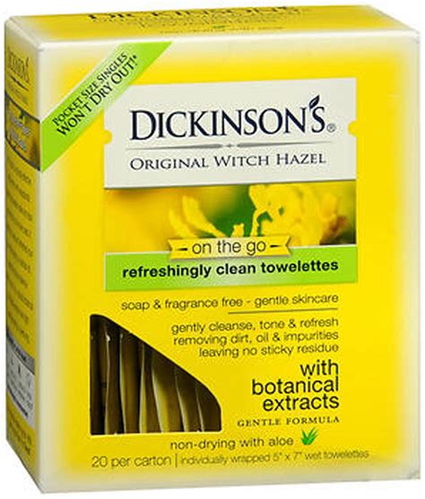 Dickinson's Original Refreshingly Clean Facial Wipes Towelettes, Witch ...
