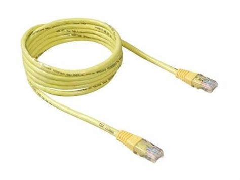 7FT CAT6 Yellow Sngls RJ45M/RJ45M Patch Comp Cert : Amazon.in ...