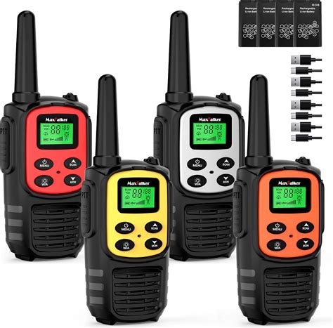 Amazon.com: MaxTalker Walkie Talkies for Adults,Rechargeable Walkie ...
