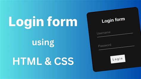 How to Log in Button in HTML 的图像结果