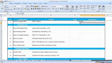 Image result for Financial Analysis Spreadsheet Excel