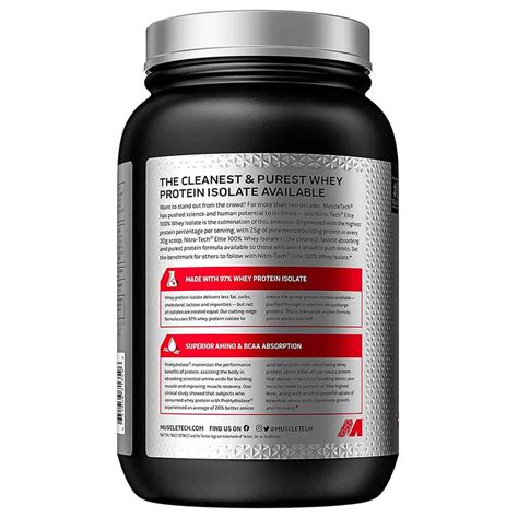 Image result for MuscleTech Nitro-Tech Whey Isolate