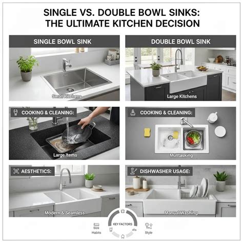Single Bowl vs Double Bowl Sink: Which Should You Choose?