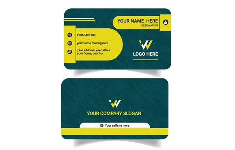 Unique Business Card Template 的图像结果