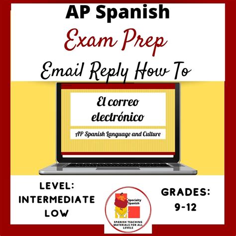 AP Spanish E-mail Reply How To Presentation - Specialty Spanish