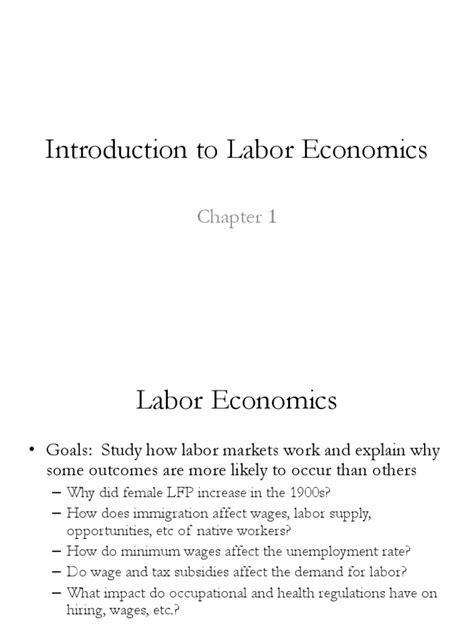 Labor Economics Lecture Introduction 的图像结果