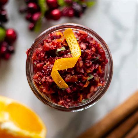 Sweet, Tart Cranberry-Orange Relish [Easy Recipe] | Edible Times