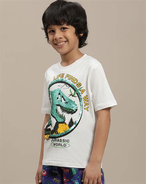 Jurassic World Regular Fit Tshirt For Boys – Kidsville