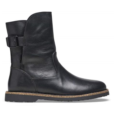 Uppsala Shearling Leather in Color Black | BIRKENSTOCK US