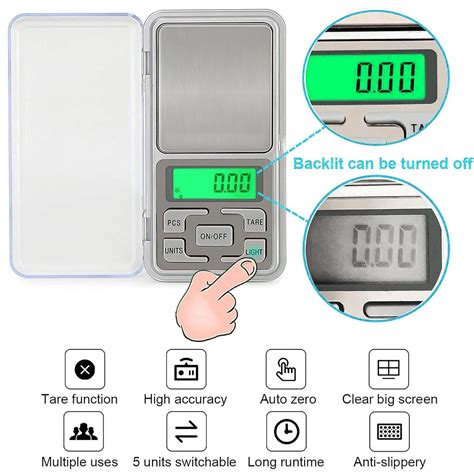 Johnson Tools MH200 Pocket Scale 0.1g to 200gm Capacity for Gold and S ...