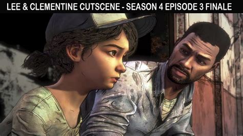 Lee and Clementine Scene - Telltale Walking Dead Season 4 Episode 3 ...