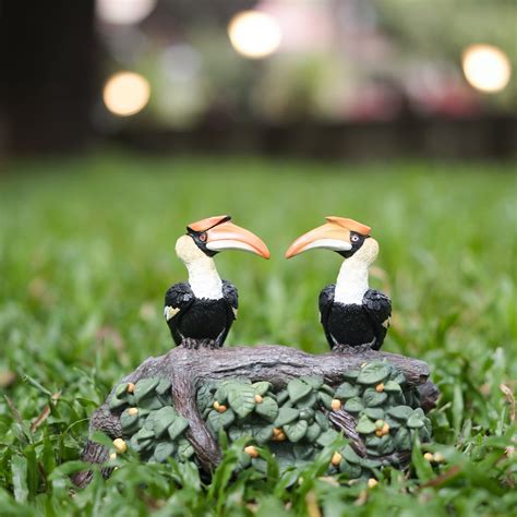Buy Handcrafted Hornbill Resin Sculptures | Hornbill Statue