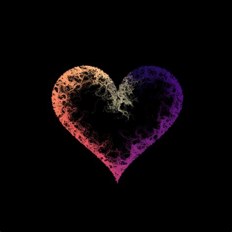Download wallpaper 3000x3000 heart, gradient, stains hd background