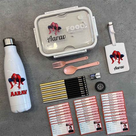 Custom School Kit with Bottle & Labels – BBD GIFTS