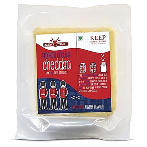Buy Dairy Craft Smoked Cheddar English 200 Gm Pouch Online At Best ...