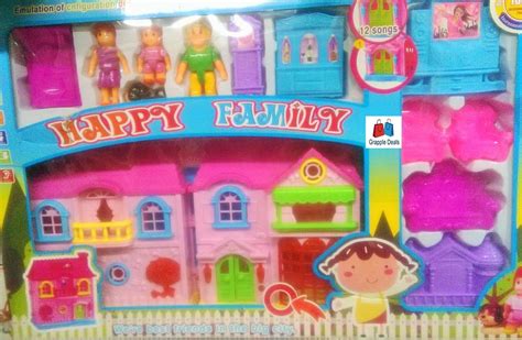 Buy GRAPPLE DEALS My Happy Family Home Play Set With Furniture Best ...