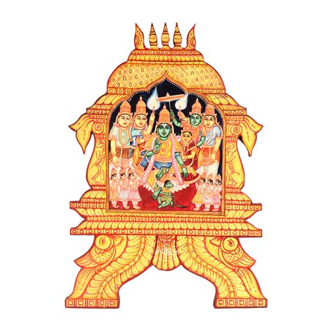 Wooden Ramar Pattabhishekam kavadi - Rani Arts & Teak – RANI ARTS & TEAK